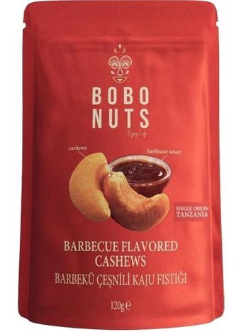 Bobo Nuts Barbekü Çeşnili Kaju 120 gr