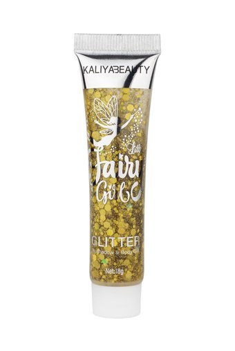 Tikatti Fairy Girl Jel Glitter Tekli Far Altın