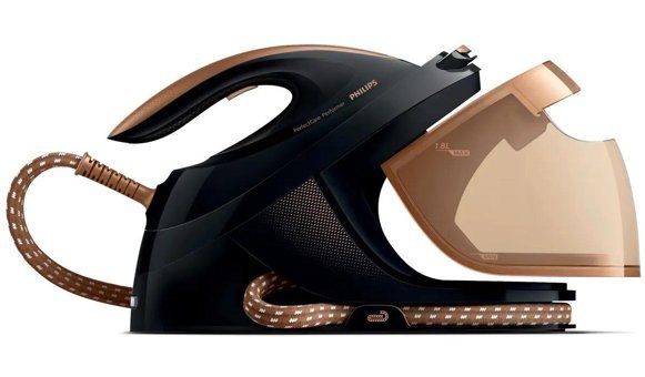 Philips GC8755/80 2600 W SteamGlide Plus Tabanlı Şok Buharlı Kazanlı Ütü Siyah