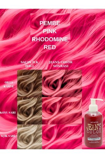 Acacia Jeans Color Pembe Krem Saç Boyası 250 ml