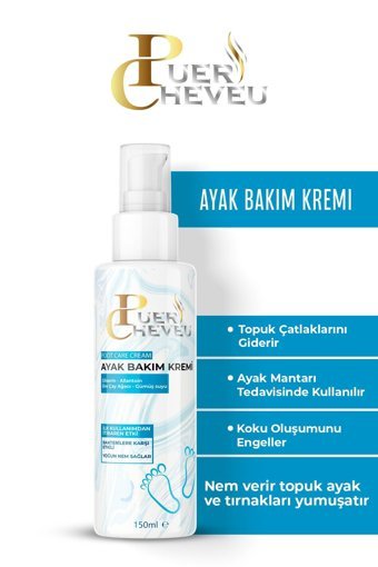 Puer Cheveu Koku Önleyici Ayak Bakım Kremi 100 ml