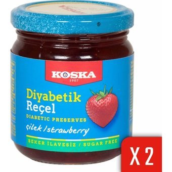 Koska Diyabetik Çilek Reçeli 2x240 gr