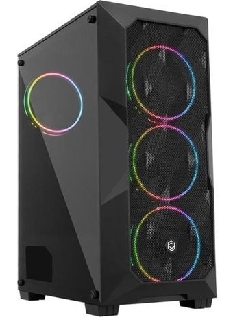 Frisby Fc-9425G Psu Mesh 4 Fanlı Siyah ATX Oyuncu Bilgisayar Kasası
