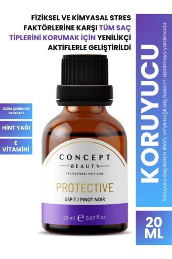 Concept Beauty Protective Renk Koruyucu Unisex Saç Serumu 20 ml