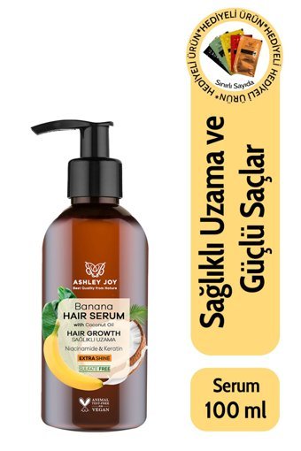 Ashley Joy Parlaklık Veren Keratin Unisex Saç Serumu 100 ml