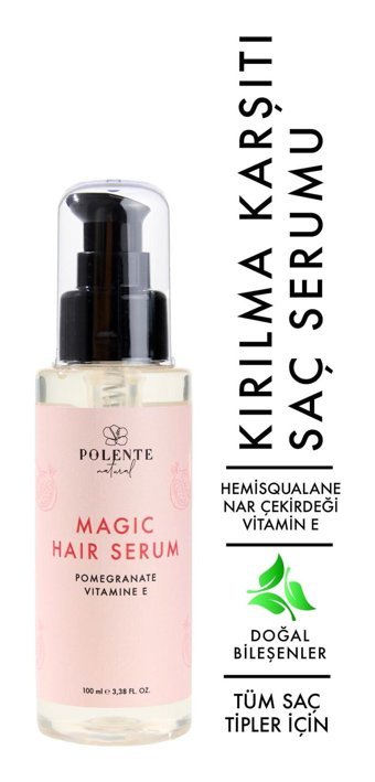 Polente Natural Magic Besleyici-Kırılma Karşıtı Unisex Saç Serumu 100 ml