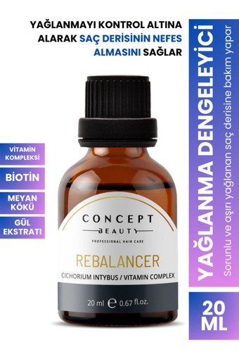 Concept Beauty Rebalancer Besleyici-Onarıcı Unisex Saç Serumu 20 ml