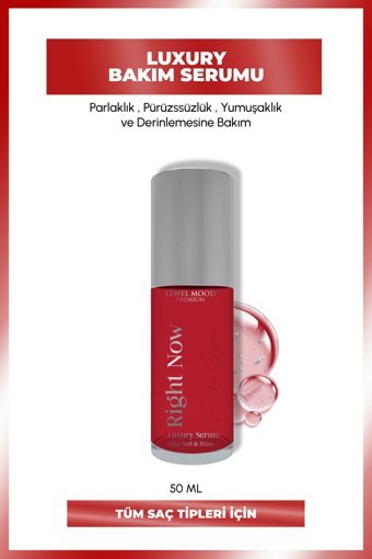 Lewel Mood Premium Right Now Besleyici-Onarıcı Unisex Saç Serumu 50 ml