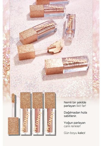 Im Unny No:01 Gold Sparkle Likit Glitter Stick Far Gold
