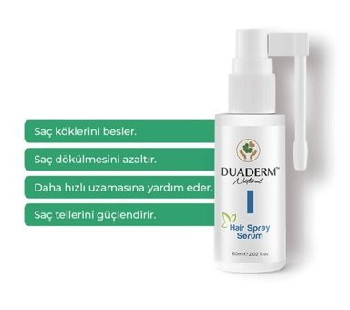 Duaderm Besleyici-Dökülme Karşıtı Unisex Saç Serumu 60 ml