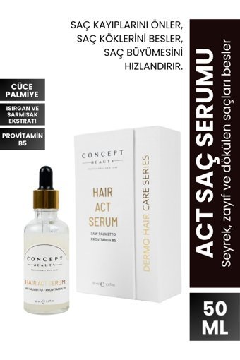 Concept Beauty Hair Art Dökülme Karşıtı Unisex Saç Serumu 50 ml