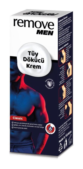 Remove Tüm Cilt Tipleri İçin Tüm Vücut Koltuk Altı Bacak Genital Bölge Erkek Tüy Dökücü Krem 100 ml