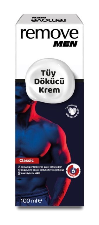 Remove Tüm Cilt Tipleri İçin Tüm Vücut Koltuk Altı Bacak Genital Bölge Erkek Tüy Dökücü Krem 100 ml