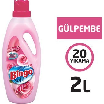 Bingo Soft Gül 20 Yıkama Yumuşatıcı 2 lt