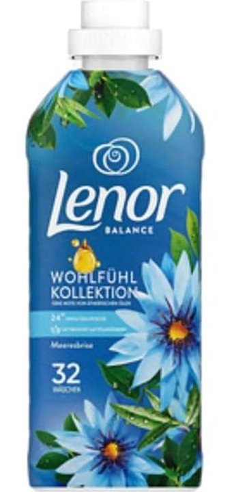 Lenor Sea Breeze Konsantre Paculi Yağı 32 Yıkama Yumuşatıcı 800 ml