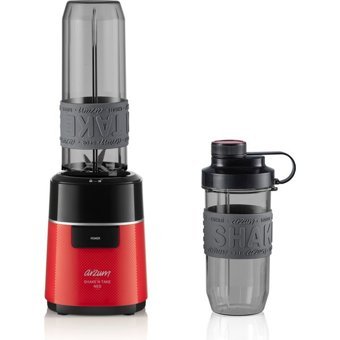 Arzum AR1147-K 1000 ml Cam Hazneli Buz Kırıcılı İkili Büyük Blender Kırmızı