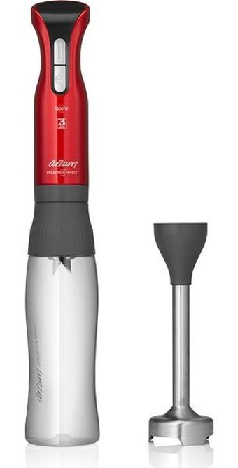 Arzum AR1091 750 ml Cam Hazneli Buz Kırıcılı İkili Mini Blender Kırmızı