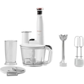 Arçelik RHB6050 Resital 1750 ml Cam Hazneli Turbolu 4'lü Büyük Blender Seti Beyaz