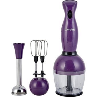 Karaca Cookplus Midimix 700 ml Cam Hazneli Turbolu 3'lü Büyük Blender Seti Violet