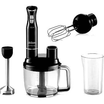 Arzum Starblend AR-1167 1000 ml Plastik Hazneli Turbolu 3'lü Büyük Blender Seti Beyaz