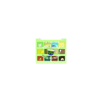 L.A Colors Tea Eyeshadow Matcha Mix Toz Mat Far Paleti