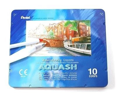 Pentel Aquash 10'lu Yağlı Pastel Boya