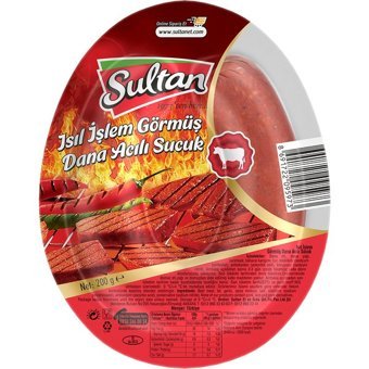 Sultan Acılı Dana Kangal Sucuk 200 gr