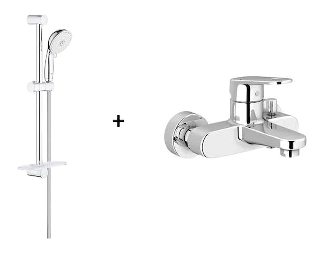 Grohe Sürgülü Mafsallı Duş Seti