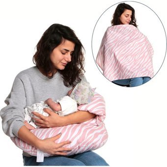 Baby Mom Pamuklu Sırt Destekli Yıkanabilir Çok Renkli Emzirme Yastığı