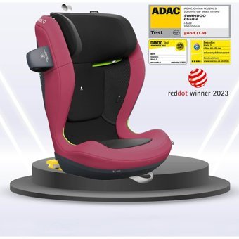 Swandoo Charlie Isofixli Dönen 15-50 kg Adac Sertifikalı Oto Koltuğu Kırmızı