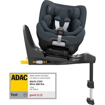Maxi-cosi Mica Pro Isofixli 360 Derece Dönen 0-18 kg Adac Sertifikalı Yatabilen Emniyet Kemerli Çift Yönlü Oto Koltuğu Gri