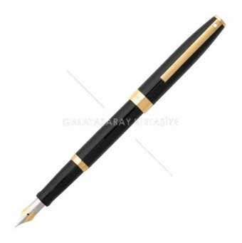 Sheaffer Paslanmaz Çelik Doldurulabilir M Uç Altın Siyah Dolma Kalem
