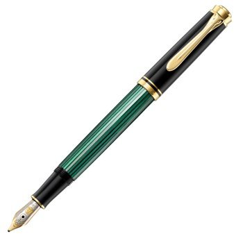 Pelikan M Uç Yeşil Siyah Dolma Kalem