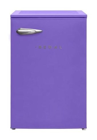 Regal BT 14022 Tek Kapılı Statik E Enerji Sınıfı 121 lt Retro Mor Solo Buzdolabı