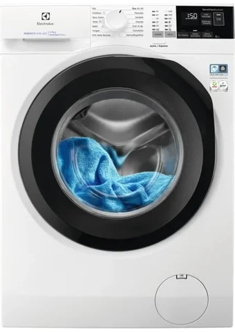 Electrolux EW6FN449BT PerfectCare 600 9 kg 1400 Devir C Enerji Sınıfı Buharlı Beyaz Solo Çamaşır Makinesi