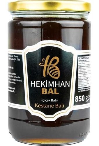 Hekimhan Bal Ankara Süzme Kestane Balı 850 gr