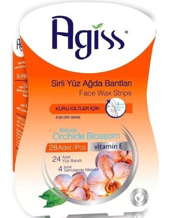 Agiss Kuru Ciltler 24 Adet Kadın Yüz Ağda Bandı
