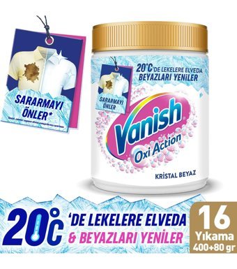 Vanish Oxi Action Beyaz Toz Leke Çıkarıcı 480 gr