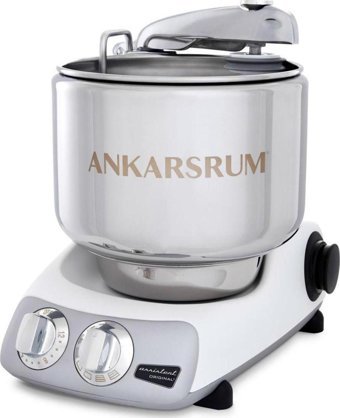 Ankarsrum AKM6230 GW 1500 W Hamur Yoğurmalı Turbo Fonksiyonlu Beyaz Standlı Mikser