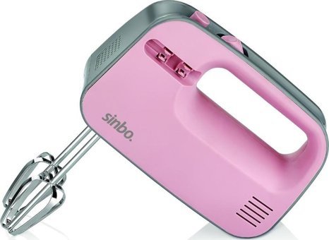 Sinbo SMX 2746 300 W Turbo Fonksiyonlu Pembe El Mikseri