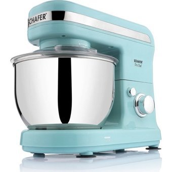 Schafer Pro Chef 800 W Hamur Yoğurmalı Turbo Fonksiyonlu Turkuaz Standlı Mikser