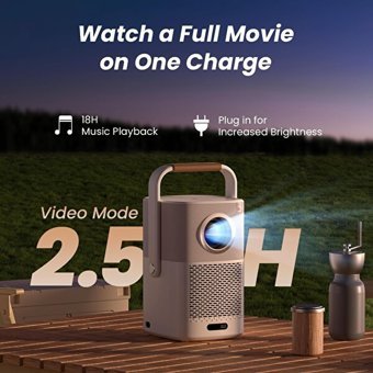 Yaber T2 Full HD Mini Android Wifi 450 ANSI Lümen Taşınabilir LED Projeksiyon Cihazı
