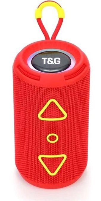 T&G SK006 8 W Işıklı Kırmızı Bluetooth Hoparlör