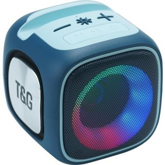 T&G TG359 5 W Radyolu Işıklı Mavi Bluetooth Hoparlör