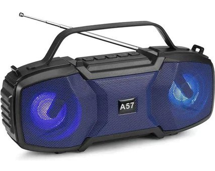Concord YG-A57 10 W Radyolu Işıklı Mavi Bluetooth Hoparlör