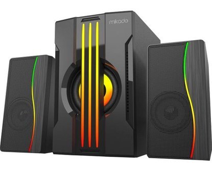 Mikado MD-254 25 W Işıklı Siyah Bluetooth Hoparlör