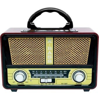 Coverzone 112BT Radyolu Kahverengi Bluetooth Hoparlör
