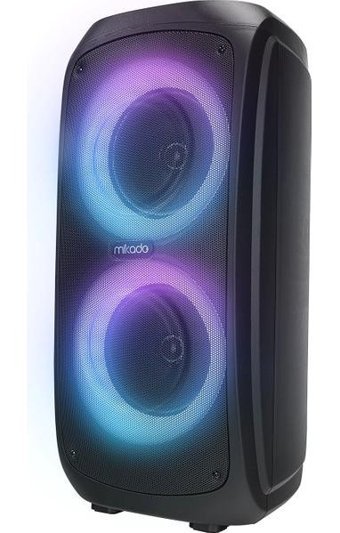 Mikado MD-11BT 8 W Işıklı Siyah Bluetooth Hoparlör