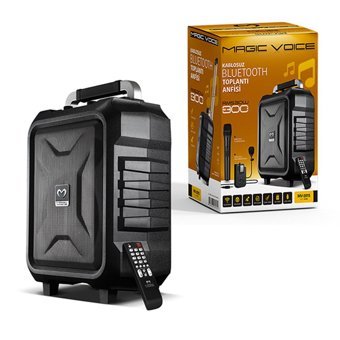 Magicvoice MV-2015 Işıklı Siyah Bluetooth Hoparlör