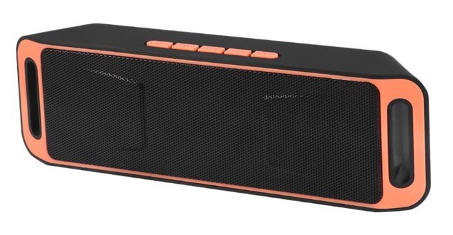Partykindom Mini 5 W Siyah-Turuncu Bluetooth Hoparlör